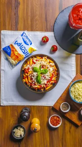 Spicy Penne Pasta with Cheese